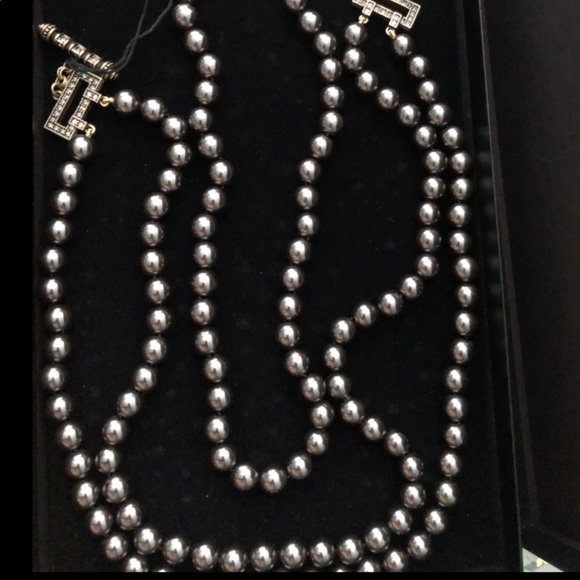 Heidi Daus Brand New in Original Box faux Tahitian pearl necklace set - Picture 3 of 3
